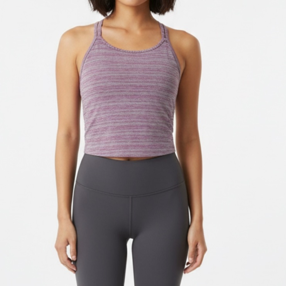 Lululemon lavender Power Y tank. Size 6
